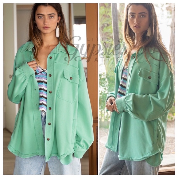 POL Punch Pink Summer Night Shacket - Picture 12 of 15